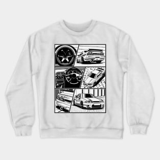 Vintage Race Car Crewneck Sweatshirt